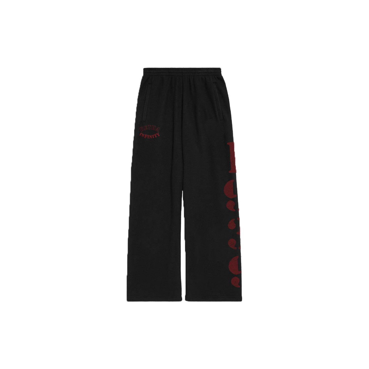 Two Toned "Crimson" Sweatpants
