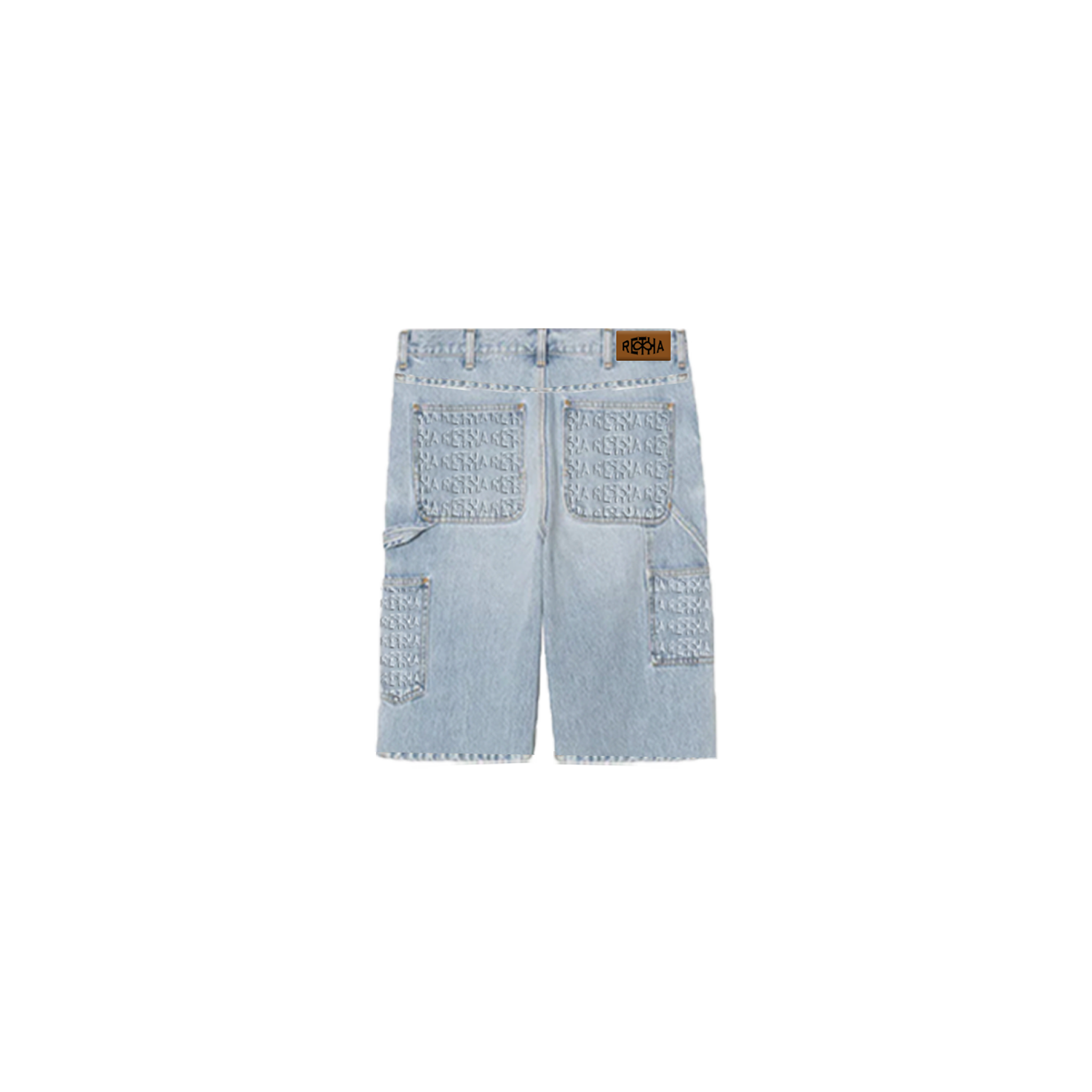 "Retha Classic" Carpenter Denim Shorts